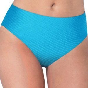 Profile by Gottex - Size 6 - Aqua Blue Seamless Textured Swimsuit Bottom